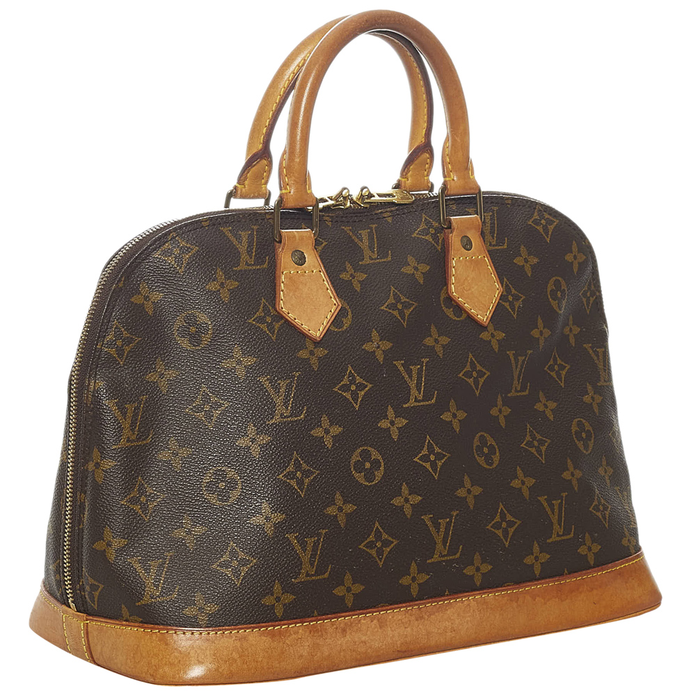 

Louis Vuitton Monogram Canvas Alma PM Bag, Brown