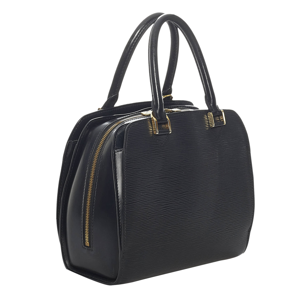 

Louis Vuitton Black Epi Leather Pont Neuf Top Handle Bag
