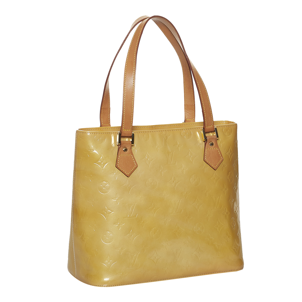 

Louis Vuitton Brown/Beige Vernis Leather Houston Tote Bag