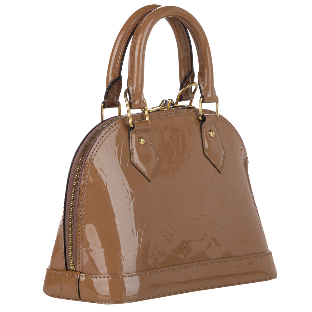

Louis Vuitton Brown Monogram Vernis Alma BB Bag