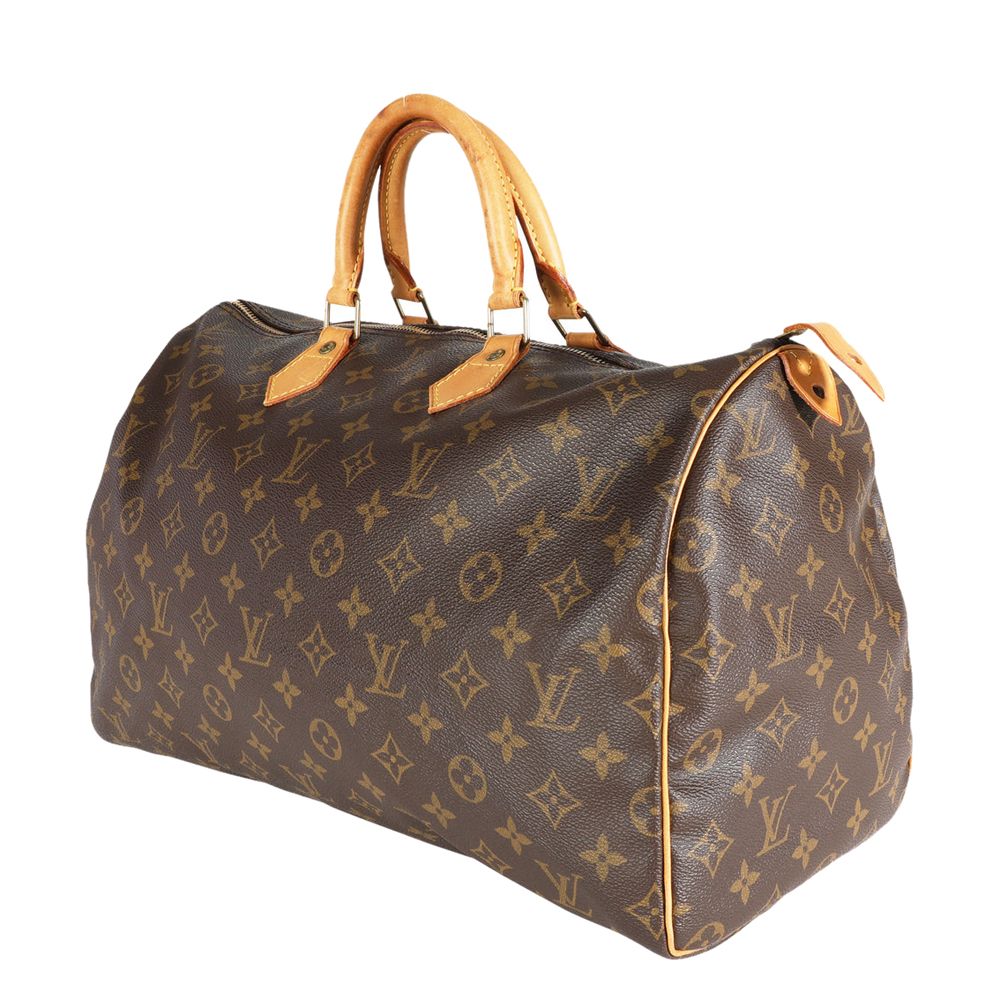

Louis Vuitton Monogram Canvas Speedy 40 Bag, Brown