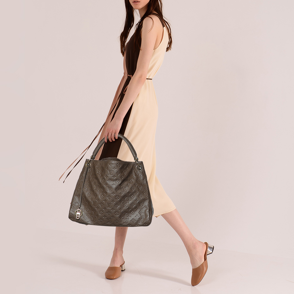 

Louis Vuitton Ombre Monogram Empreinte Leather Artsy MM Bag, Brown