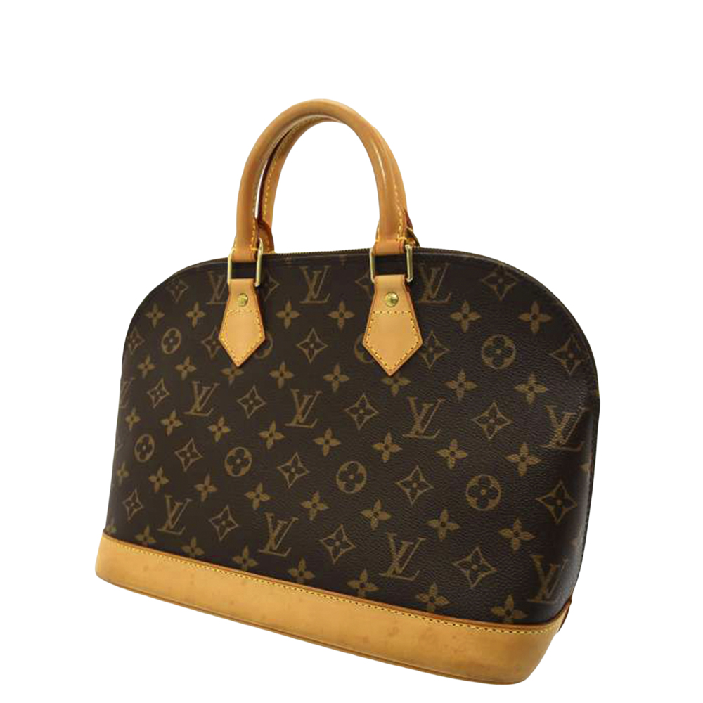 

Louis Vuitton Monogram Canvas Alma PM Bag, Brown