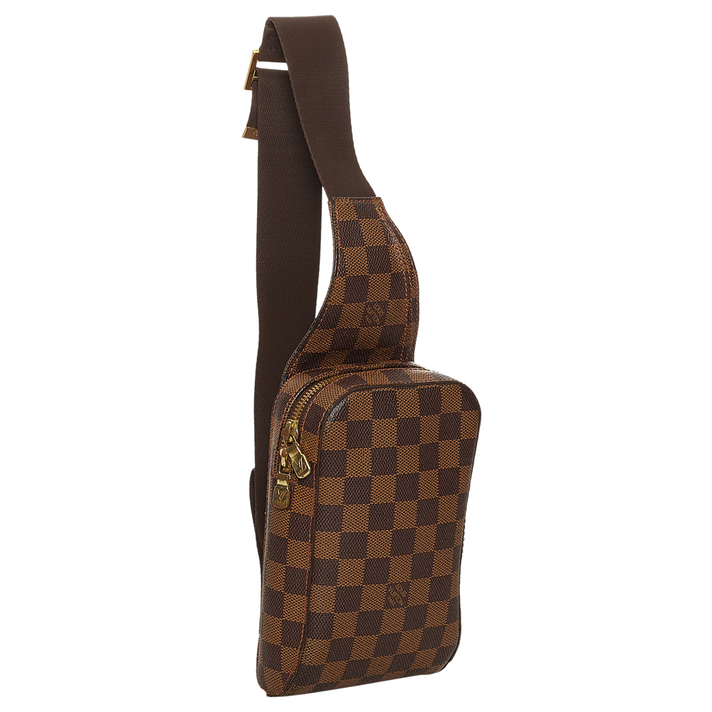 

Louis Vuitton Damier Ebene Canvas Geronimos Waist Bag, Brown