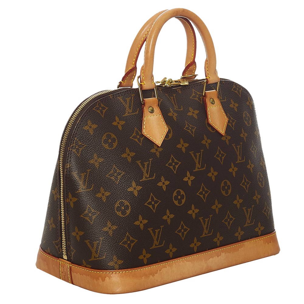 

Louis Vuitton Monogram Canvas Alma PM Bag, Brown