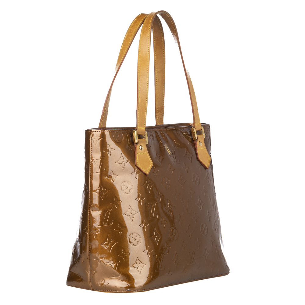 

Louis Vuitton Brown Vernis Leather Houston Tote Bag