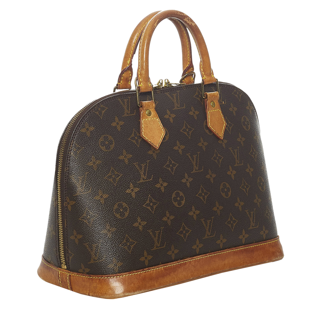 

Louis Vuitton Monogram Canvas Alma PM Bag, Brown