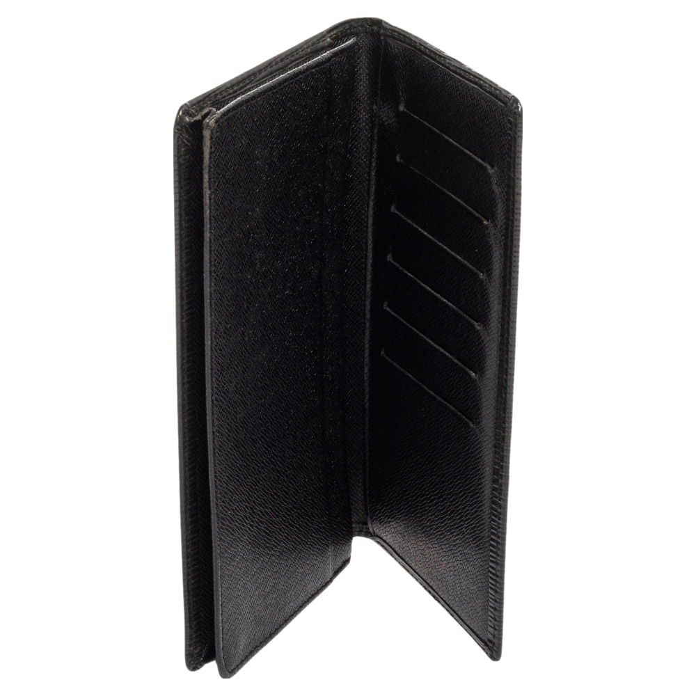 

Louis Vuitton Black Epi Leather Brazza Wallet
