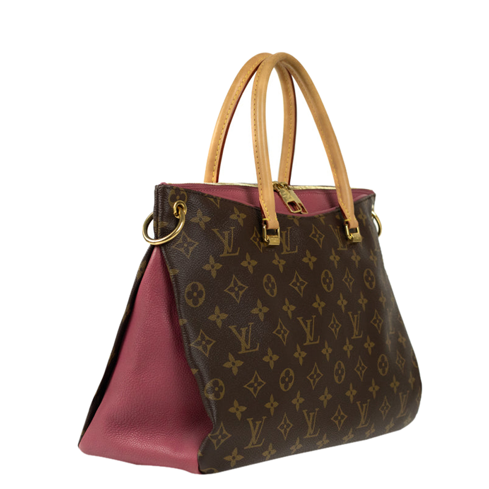 

Louis Vuitton Monogram Canvas Pallas MM Shoulder Bag, Brown