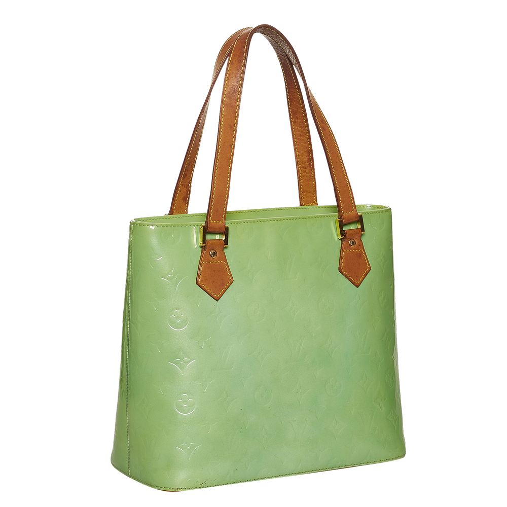 

Louis Vuitton Green Vernis Leather Houston Tote Bag