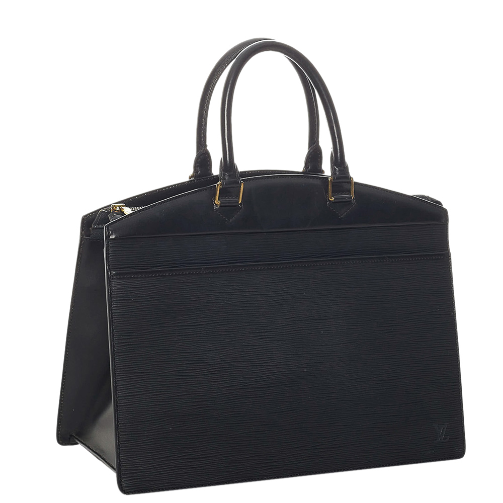 

Louis Vuitton Black Epi Leather Riviera Tote Bag