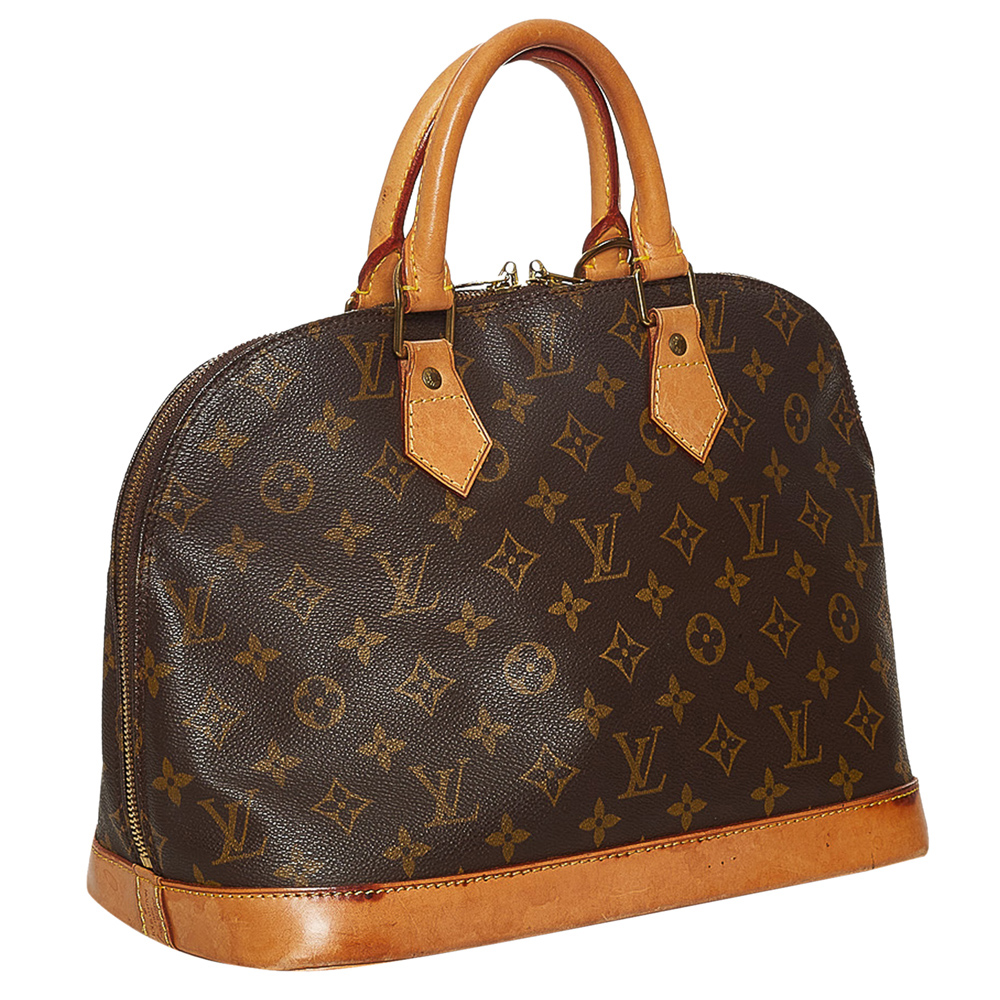 

Louis Vuitton Monogram Canvas Alma PM Bag, Brown