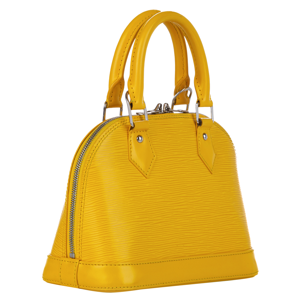 

Louis Vuitton Yellow Epi Leather Alma PM Bag