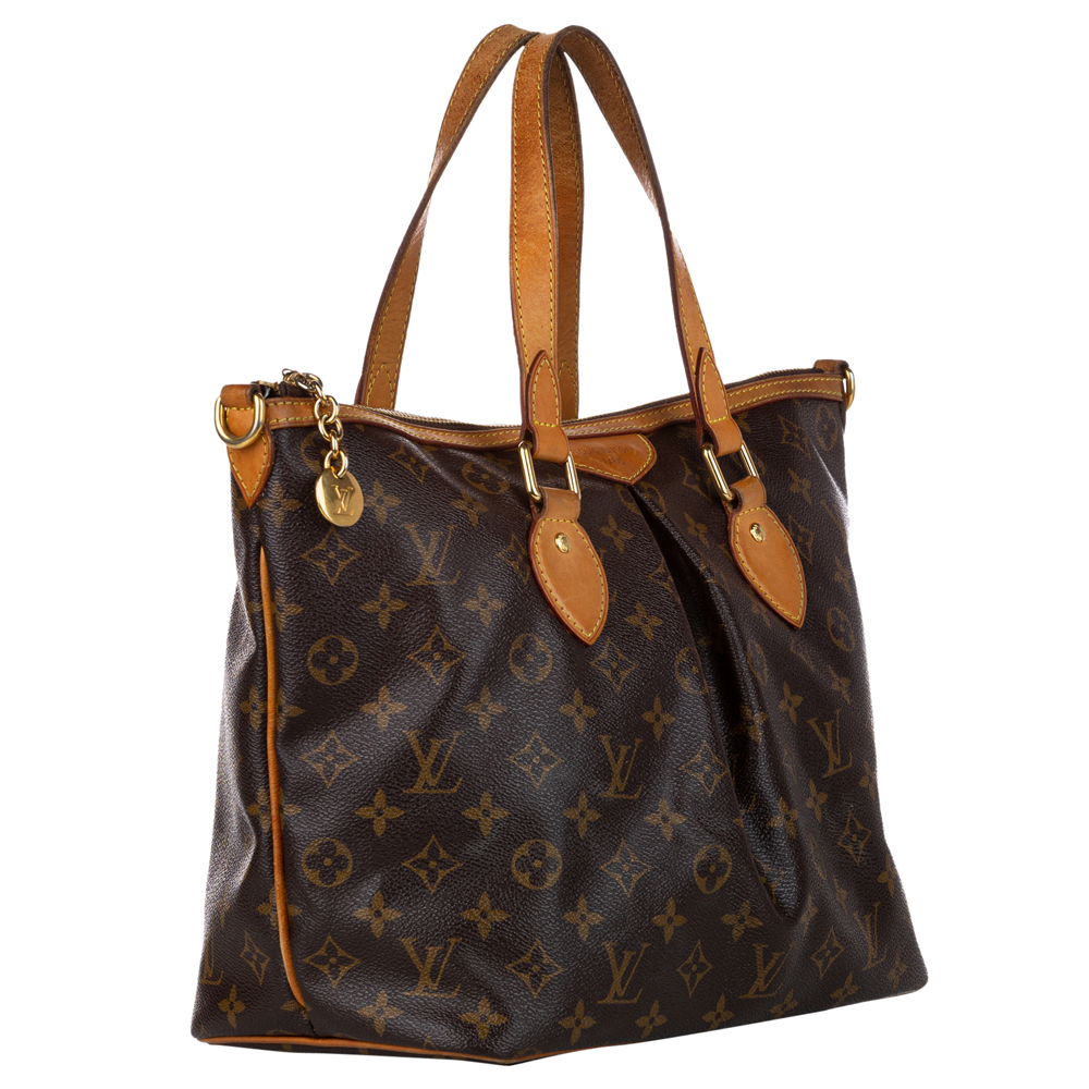 

Louis Vuitton Monogram Canvas Palermo PM Bag, Brown