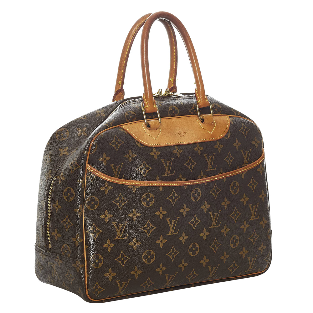 

Louis Vuitton Monogram Canvas Deauville Bag, Brown