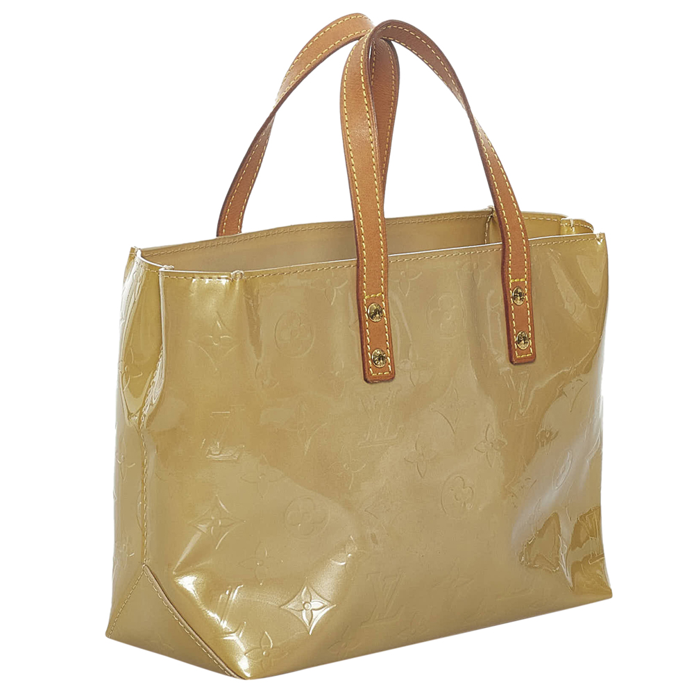 

Louis Vuitton Brown/Beige Vernis Leather Reade PM Tote Bag