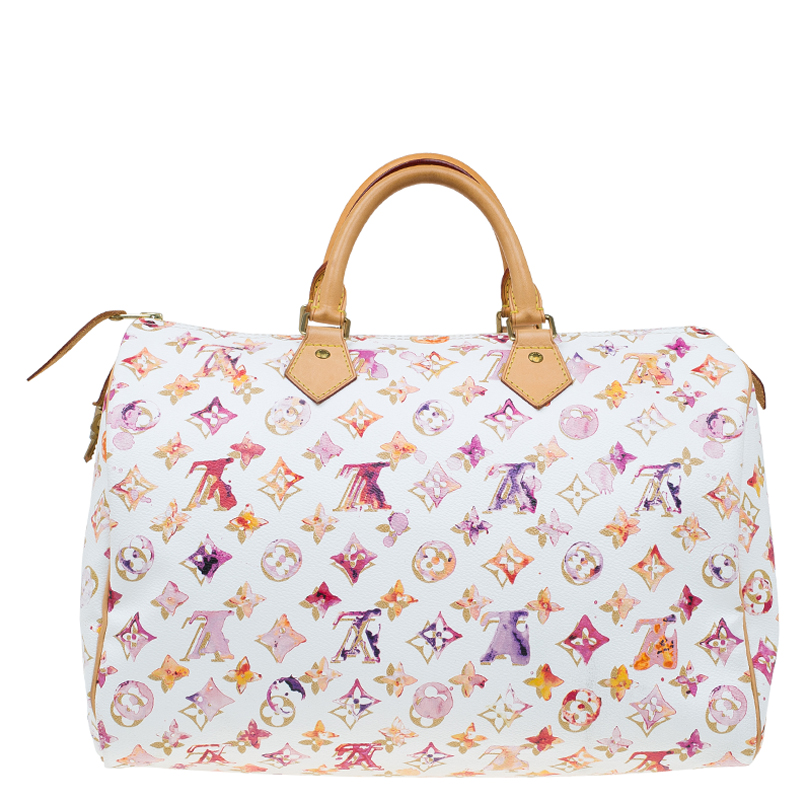 LOUIS VUITTON Richard Prince Watercolor Aquarelle Speedy 35