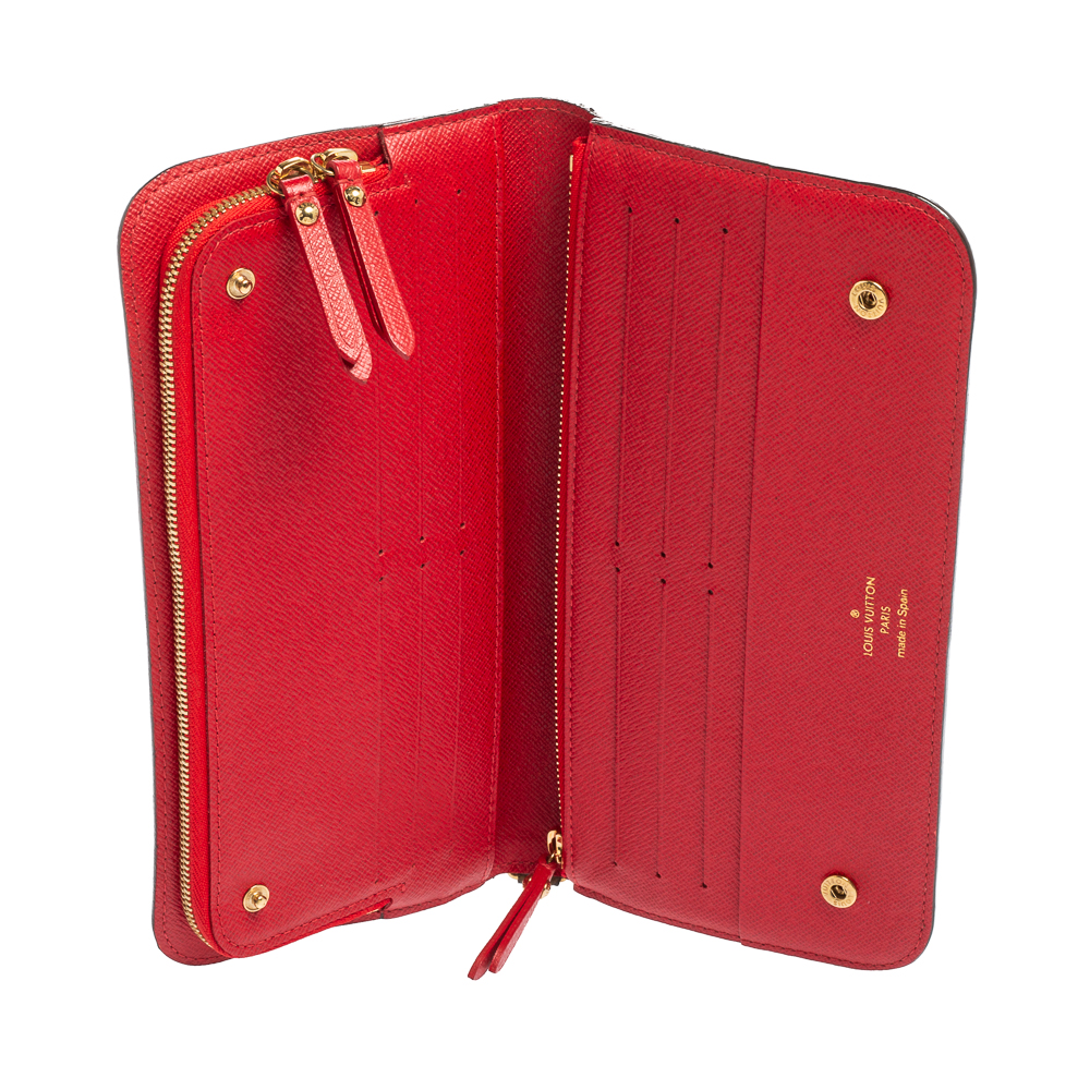 

Louis Vuitton Rouge Monogram Coated Canvas Insolite Wallet, Red