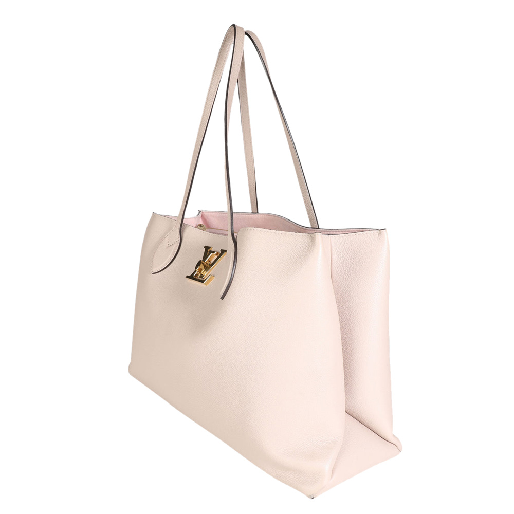 

Louis Vuitton Pink Calf Leather Lockme Shopper Tote Bag