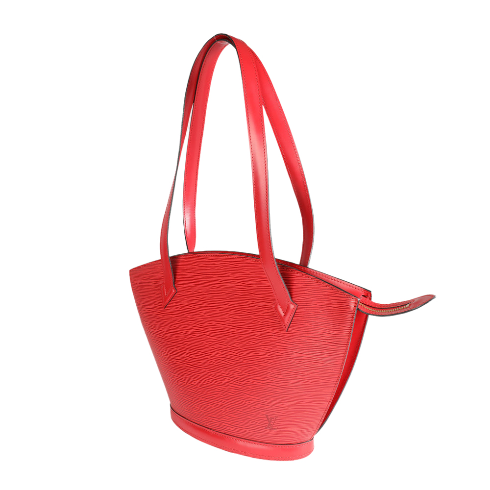 

Louis Vuitton Red Epi Leather Saint Jacques PM Shoulder Bag