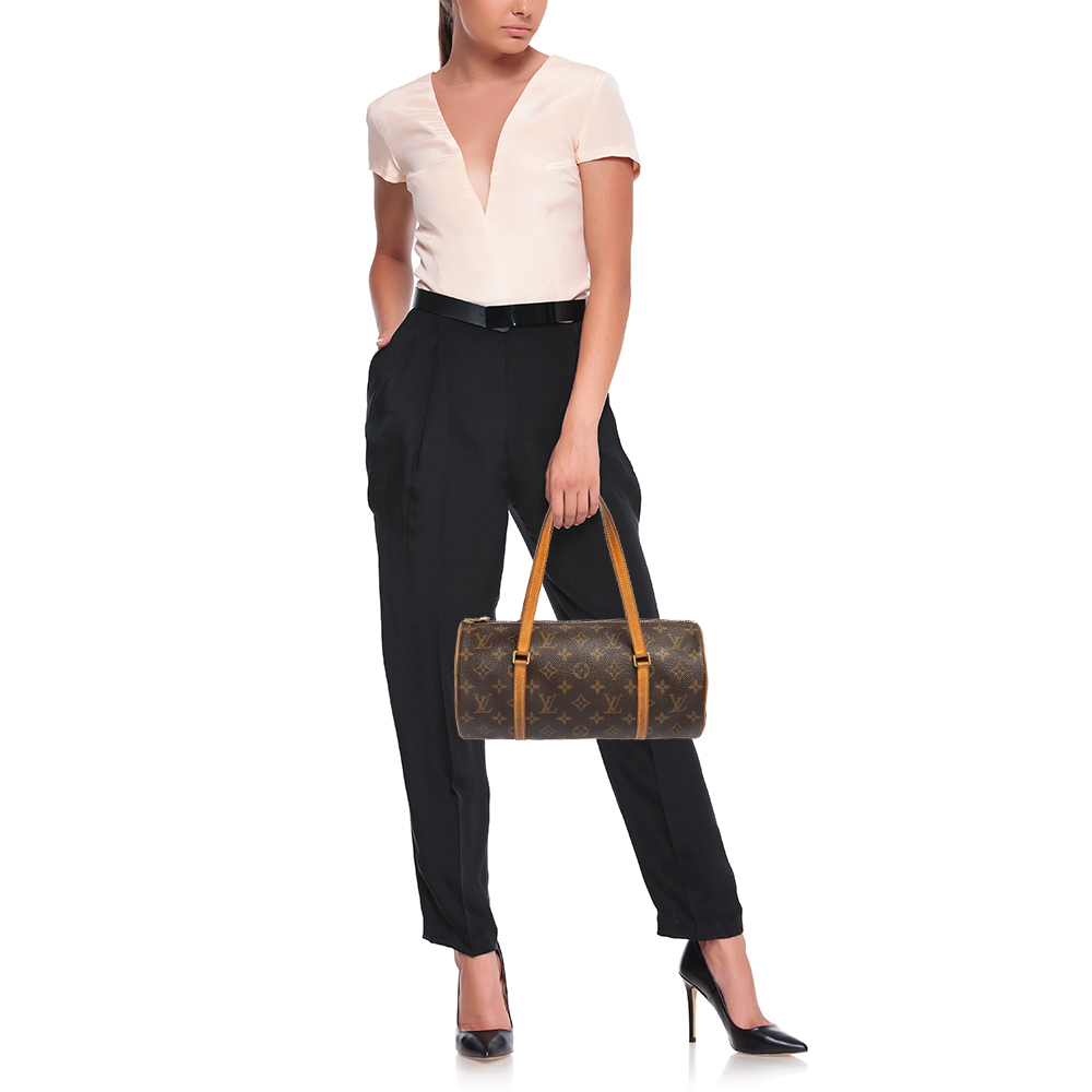 

Louis Vuitton Monogram Canvas Papillon 30 Bag, Brown