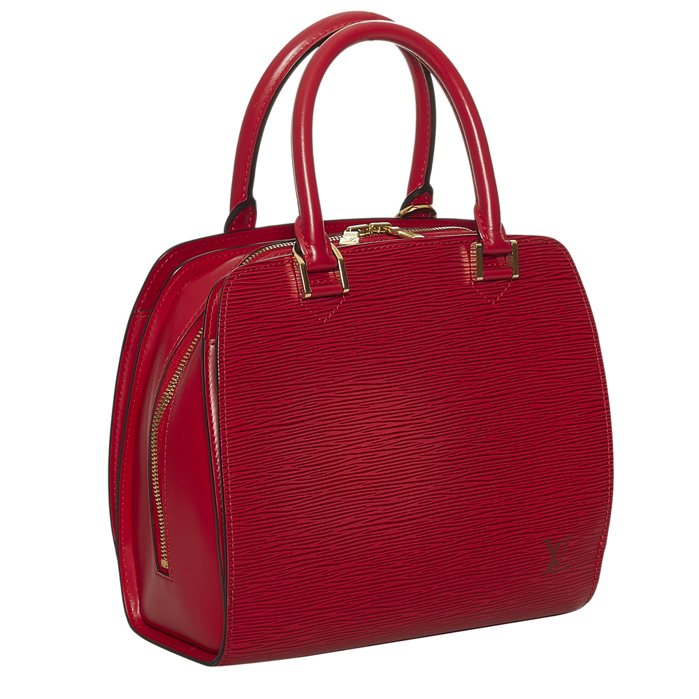 

Louis Vuitton Red Epi Leather Pont Neuf Satchel Bag