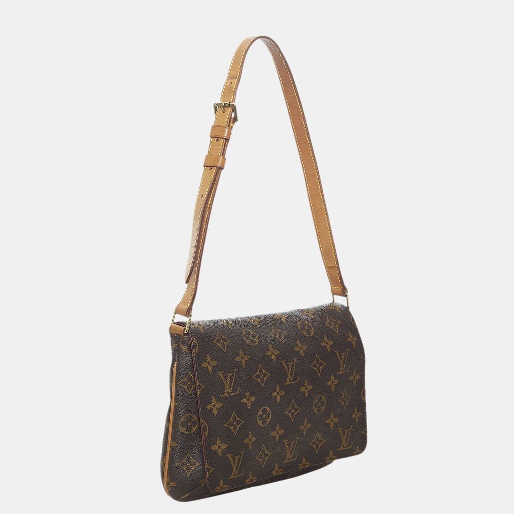 

Louis Vuitton Monogram Canvas Musette Tango Short Strap Bag, Brown