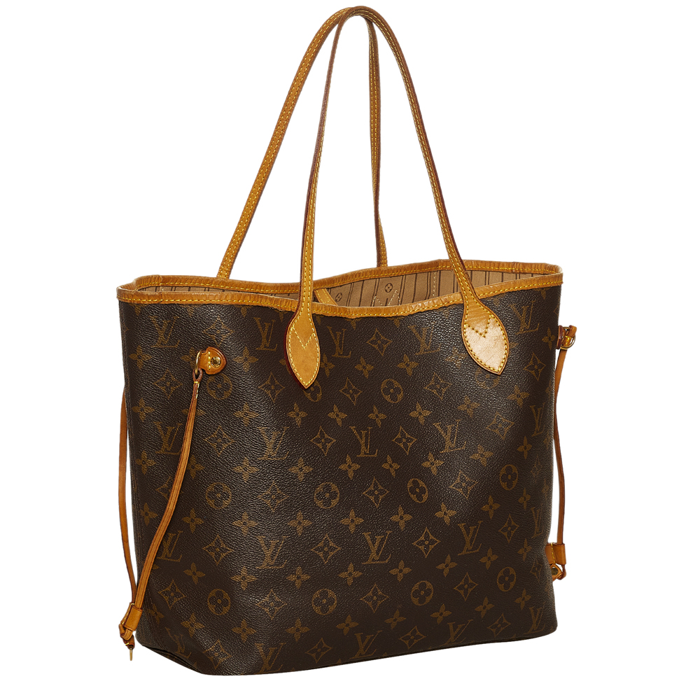

Louis Vuitton Brown Monogram Canvas Neverfull MM Shoulder Bag