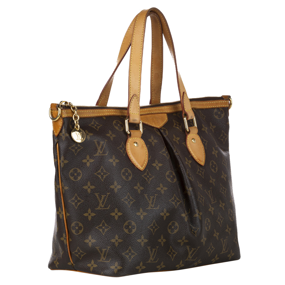 

Louis Vuitton Monogram Canvas Palermo PM Bag, Brown