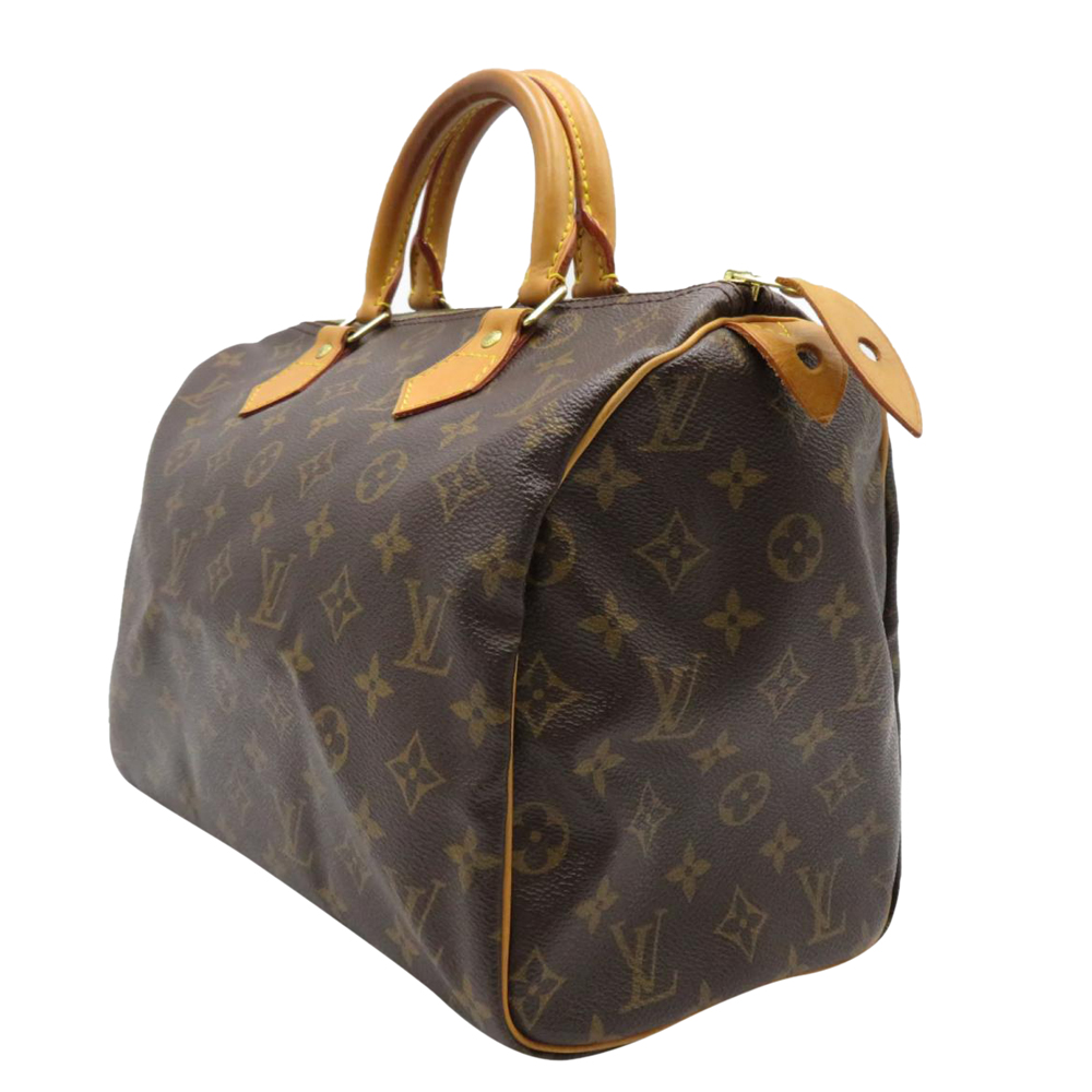 

Louis Vuitton Brown Monogram Canvas Speedy 30 Top Handle Bag