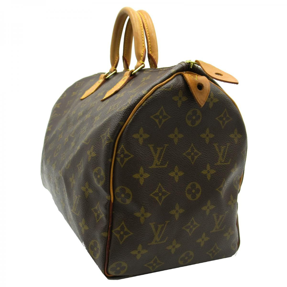 

Louis Vuitton Brown Monogram Canvas Speedy 35 Top Handle Bag