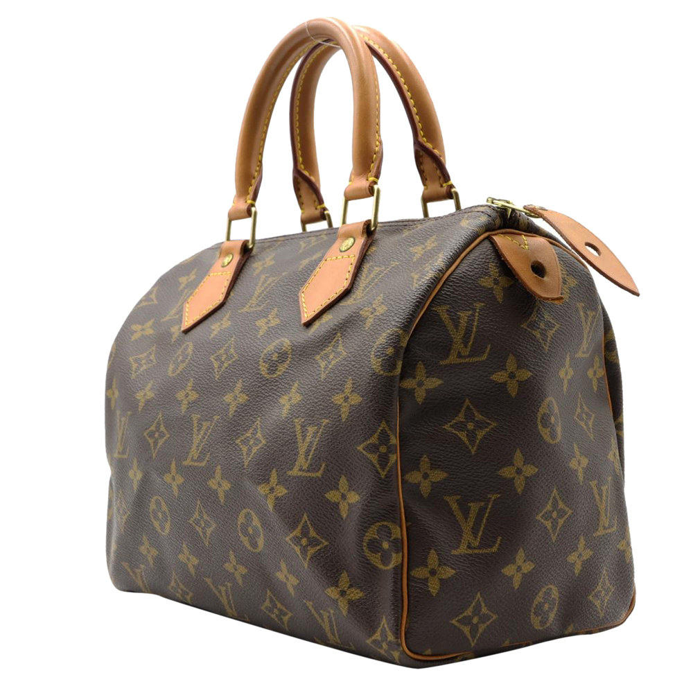 

Louis Vuitton Brown Monogram Canvas Speedy 25 Top Handle Bag