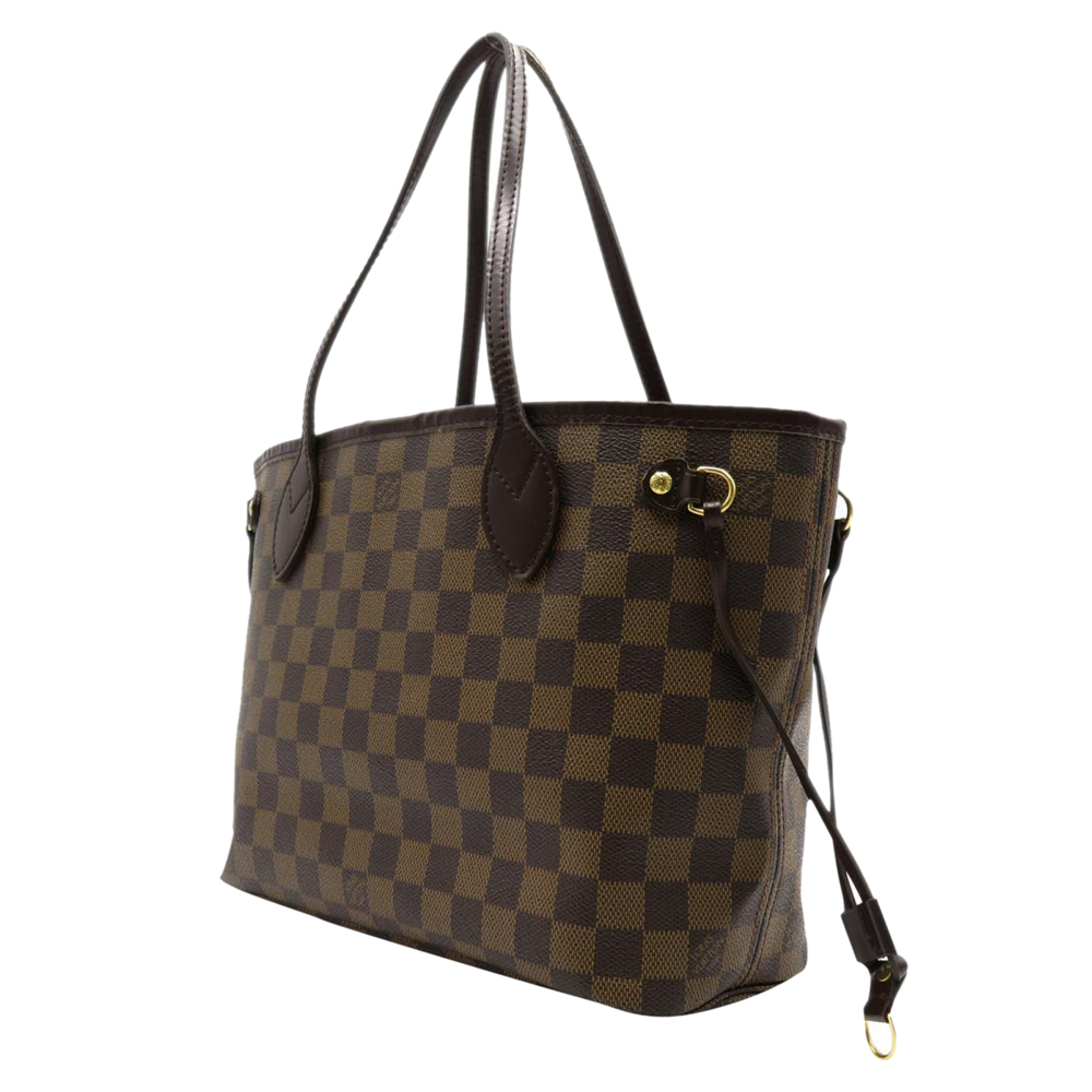 

Louis Vuitton Brown Damier Ebene Coated Canvas Neverfull PM Tote Bag