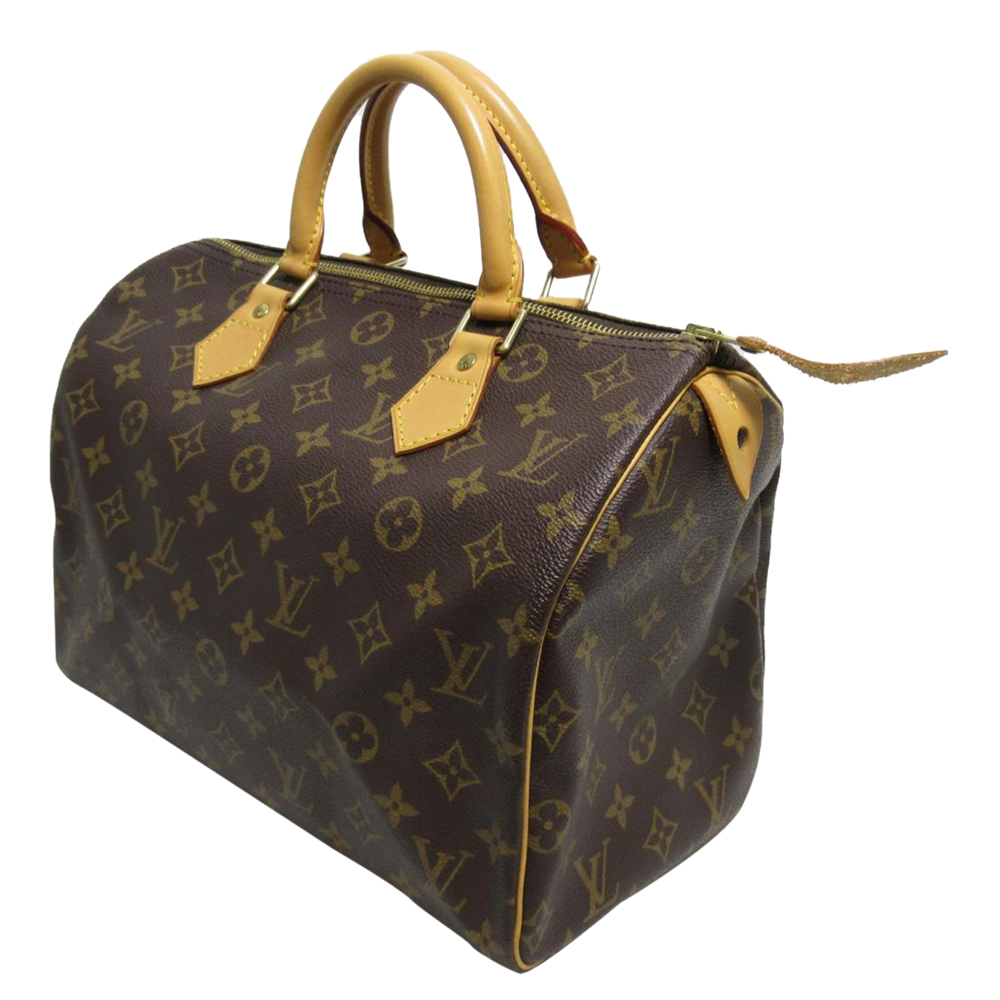 

Louis Vuitton Brown Monogram Canvas Speedy 30 Top Handle Bag