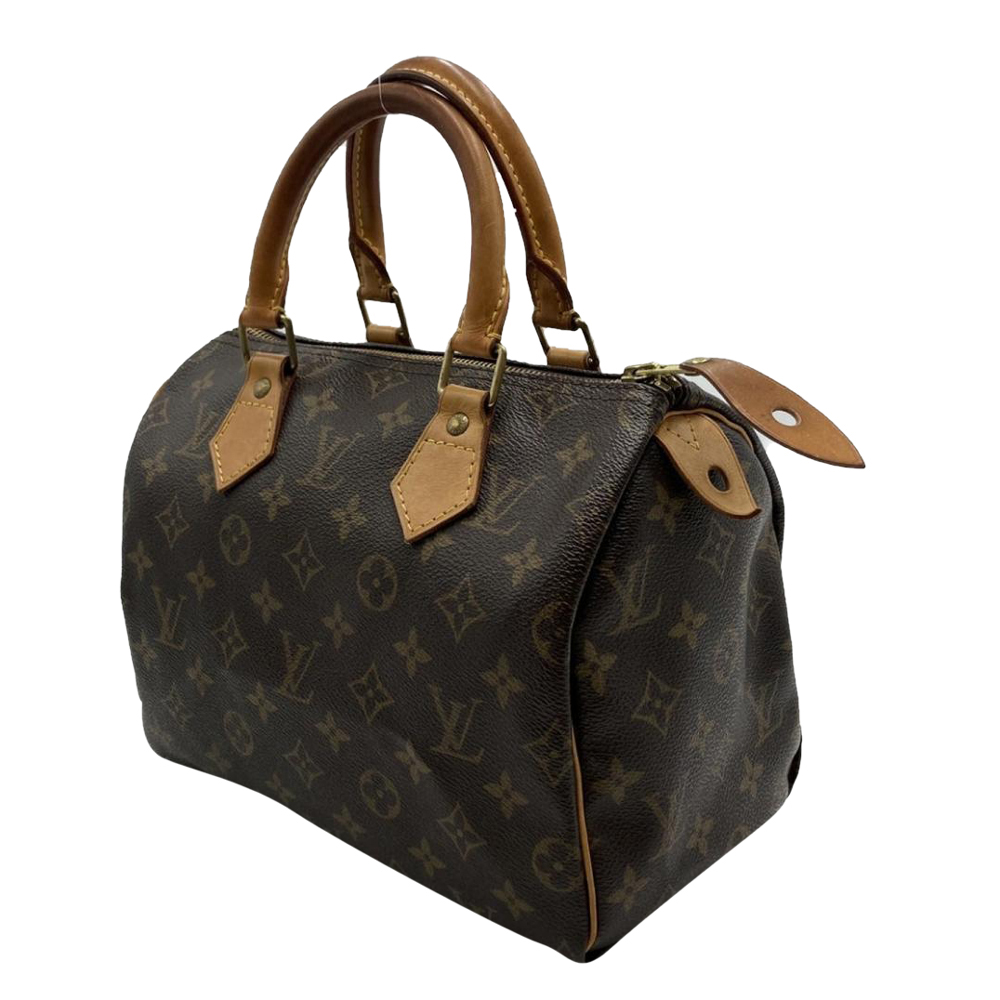 

Louis Vuitton Brown Monogram Canvas Speedy 25 Top Handle Bag