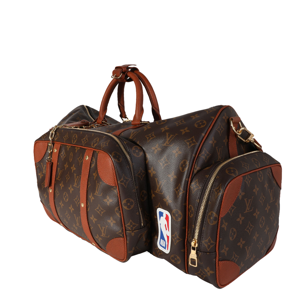 

Louis Vuitton x NBA Monogram Canvas Trio Pocket Keepall Bag, Brown