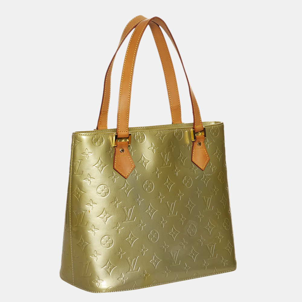 

Louis Vuitton Green Monogram Vernis Houston Bag