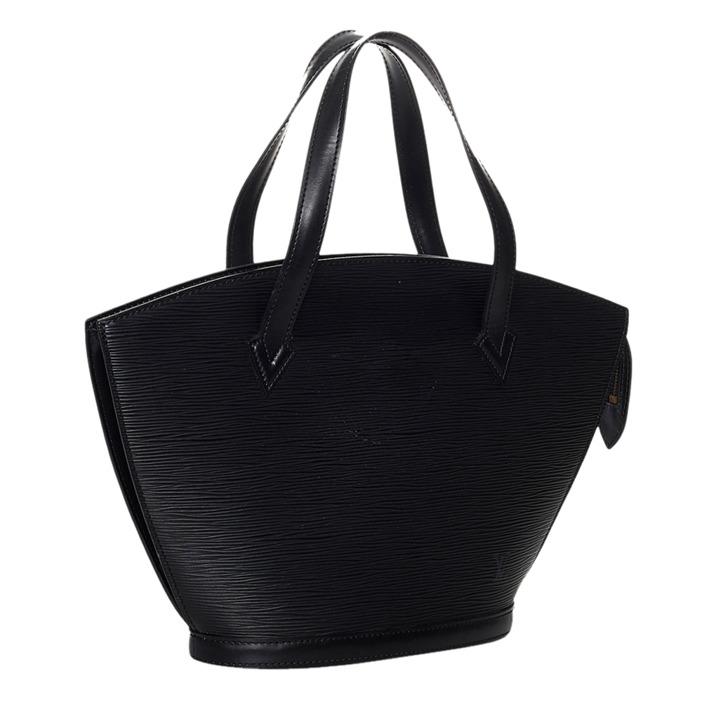 

Louis Vuitton Black Epi Leather Saint Jacques PM Shoulder Bag