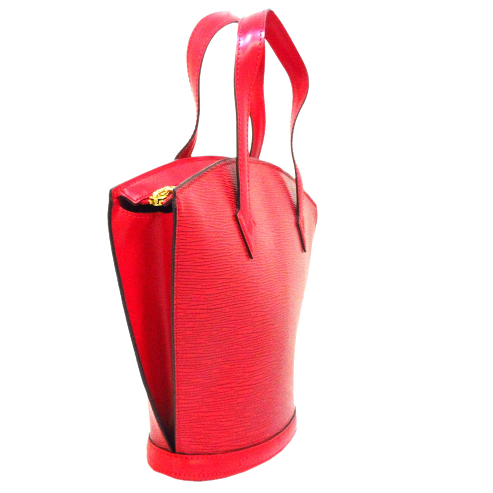 

Louis Vuitton Red Epi Leather Saint Jacques PM Short Strap Bag