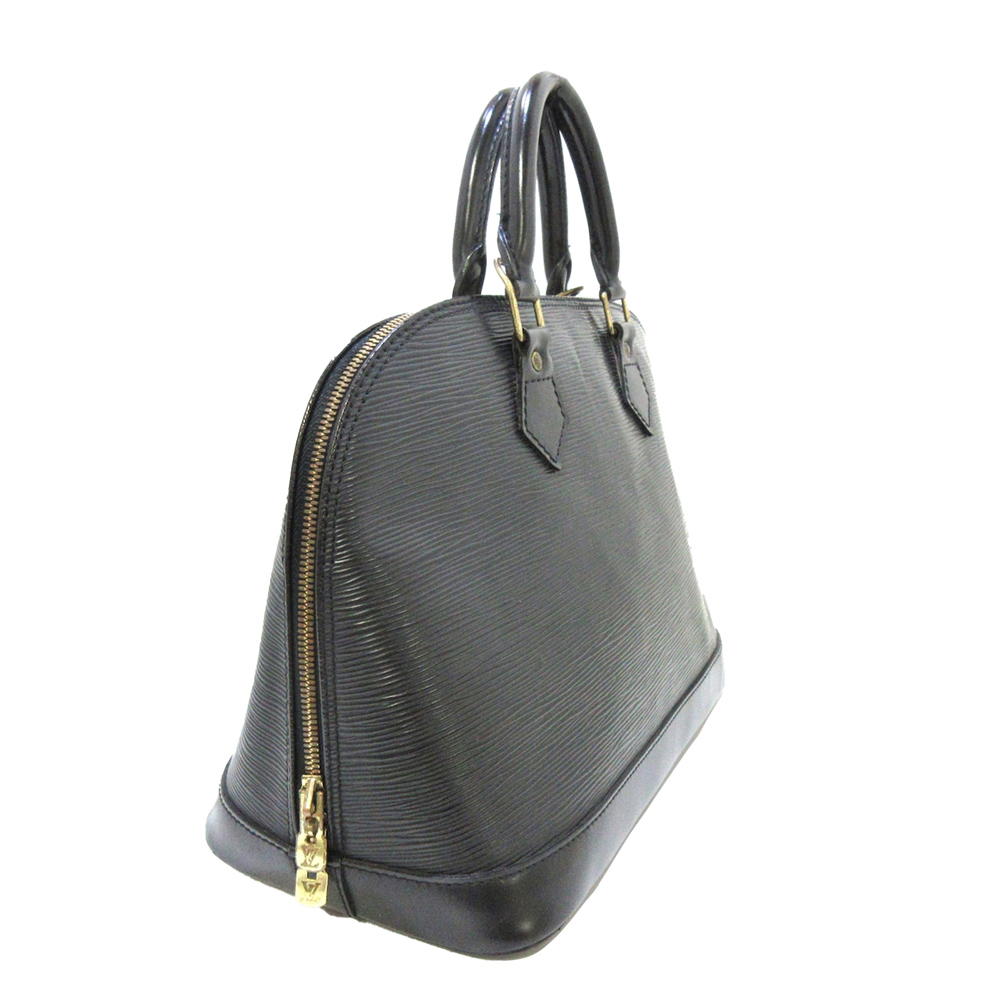 

Louis Vuitton Black Epi Leather Alma PM Bag