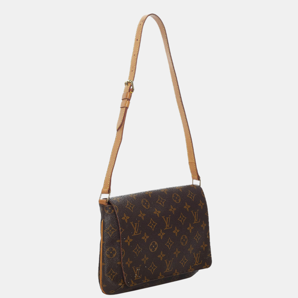 

Louis Vuitton Monogram Canvas Musette Tango Short Strap Bag, Brown
