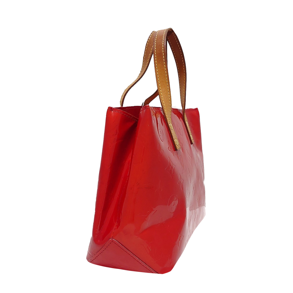 

Louis Vuitton Red Vernis Leather Reade PM Tote Bag
