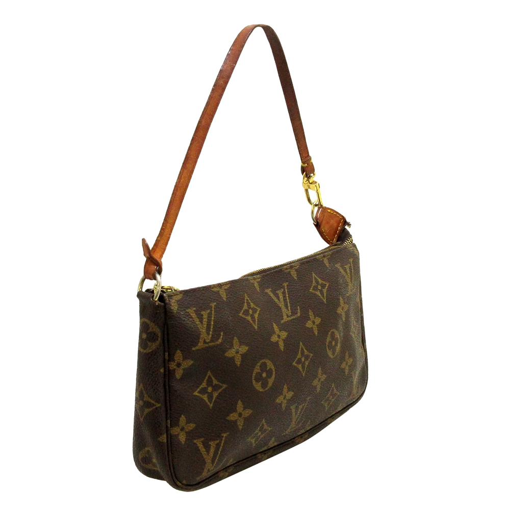 

Louis Vuitton Monogram Canvas Pochette Accessoires Bag, Brown