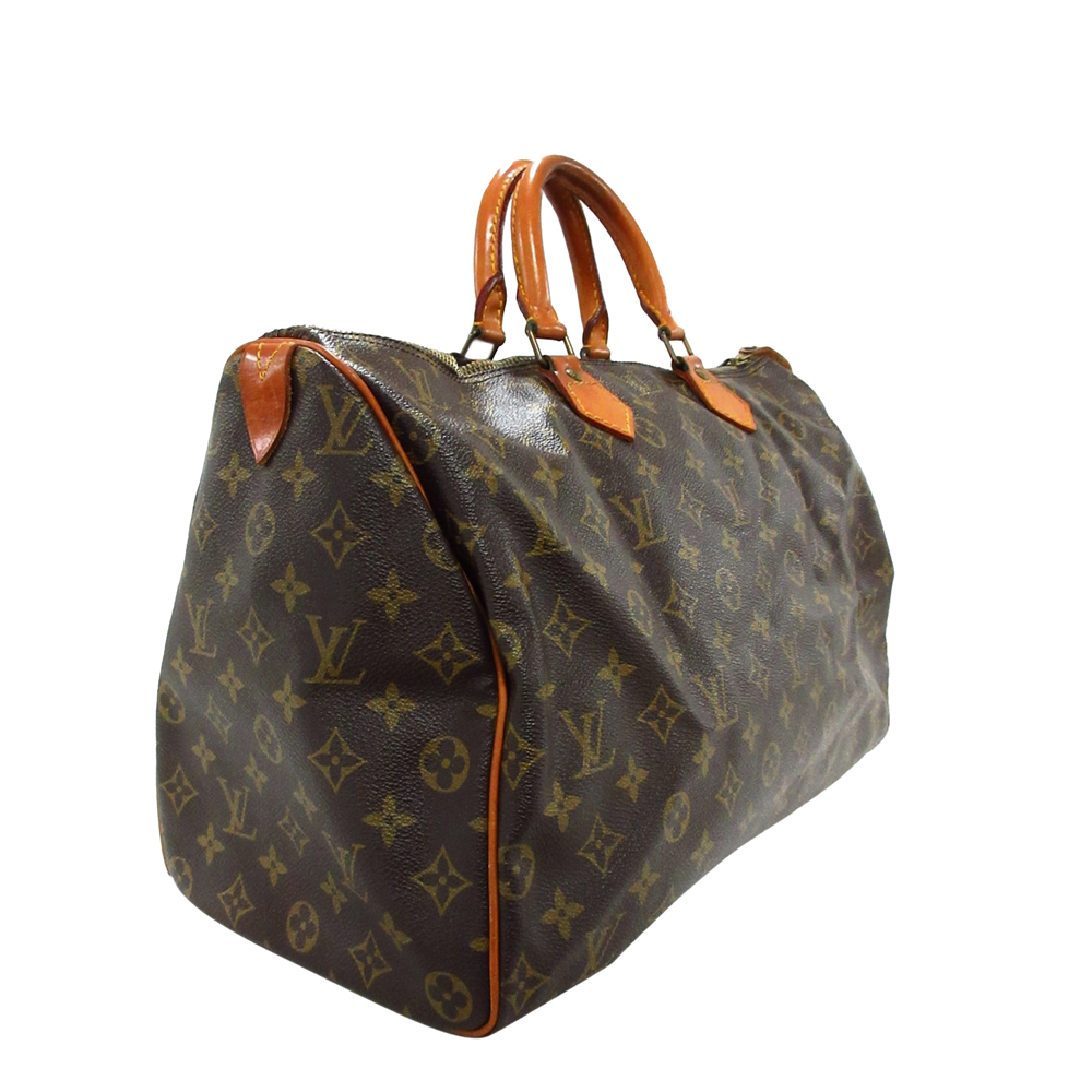 

Louis Vuitton Brown Monogram Canvas Speedy 40 Top Handle Bag