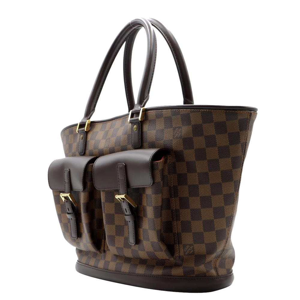 

Louis Vuitton Brown Damier Ebene Coated Canvas Manosque GM Shoulder Bag