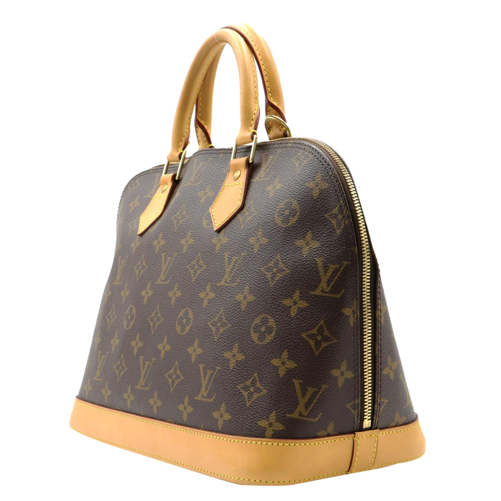 

Louis Vuitton Brown Monogram Coated Canvas Alma PM Top Handle Bag