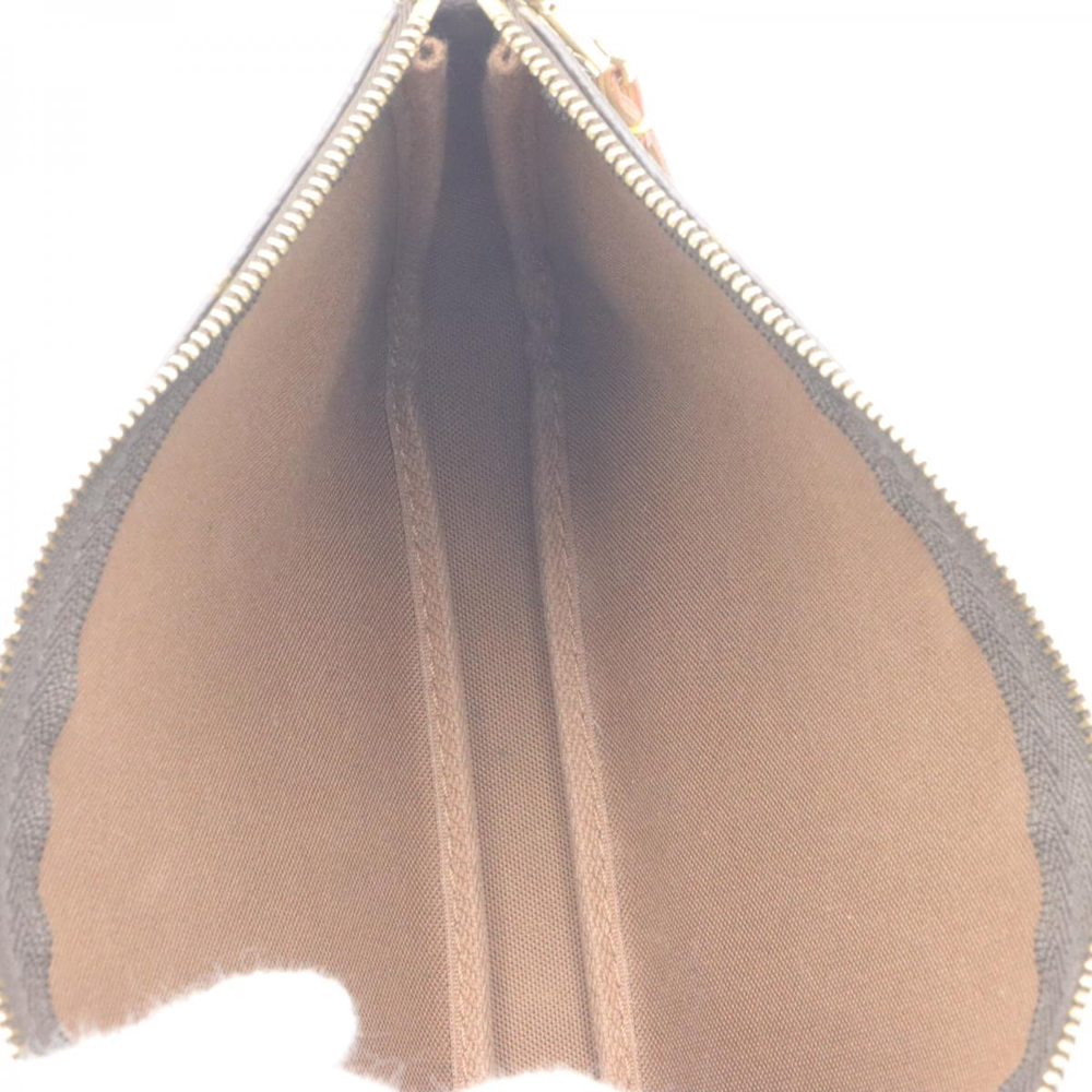 

Louis Vuitton Brown Monogram Coated Canvas Pochette Accessoires Clutch Bag