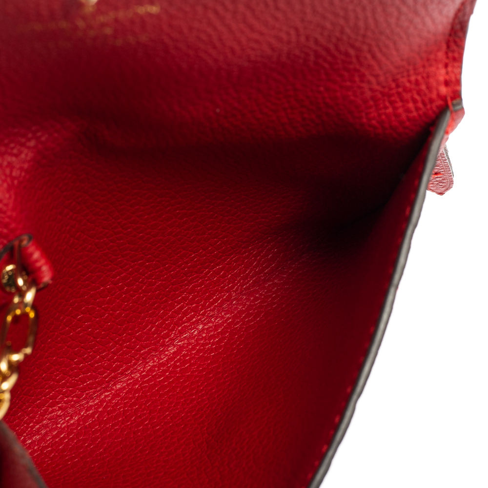 

Louis Vuitton Cherry Empreinte Leather Key Pouch, Red