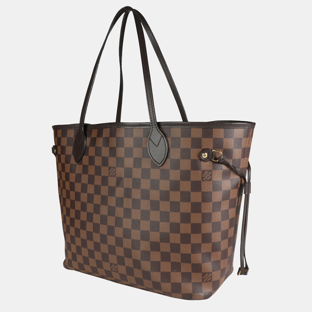 

Louis Vuitton Brown Damier Ebene Canvas Neverfull MM Tote Bag