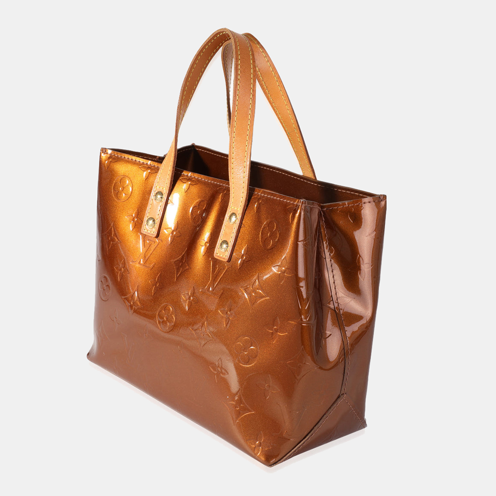 

Louis Vuitton Brown Monogram Vernis Leather Reade PM Tote Bag